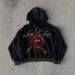 Y2K New Autumn And Winter American Letter Print Dark Wind Gothic Retro Loose Zipper Hoodie_viptrois.com