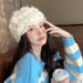 New rabbit fur women, versatile sweet stylish students, warm and fashionable for women in winter, knitted hat_viptrois.com