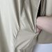 Men's Clothing men's robe solid color pocket design round neck long clothing_viptrois.com