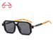 Retro Literary Modern Sunglasses Street Shooting Flat Mirror Fashion Sunglasses_viptrois.com
