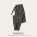 Men's Washed Cargo Pants - 300g Heavyweight Cotton Vintage Workwear Trousers With Wax Dye Finish_viptrois.com