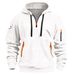 2025 New Cross-Border European American Hooded Sports Casual Jacket With Zipper And Patch Pockets Half-Zip Cardigan_viptrois.com