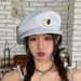 Korean Style Button Octagonal Cloud For Women, Spring And Autumn Thin Large Head Circumference Painter Newsboy Hat,_viptrois.com
