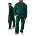 Men's Casual Folding Suit Set – Lightweight & Versatile For Travel & Daily Wear (Black/White/Green, S-3XL)_viptrois.com