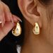 Children's Hair Accessories Water Drop Earrings Niche Temperament Simple Earrings_viptrois.com
