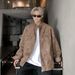 Men's Clothing Retro Versatile Zipper Loose Motorcycle Suit Pu Leather Jacket_viptrois.com