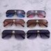 Men's Sunglasses New Half Frame Sunglasses, Retro Tortoise Shell Fashion Gradient Color Anti Ultraviolet Sunglasses_viptrois.com