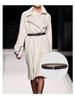 Designer leather belt women's jeans with all-in-one trim slim belt simple fashion with coat black waistband_viptrois.com