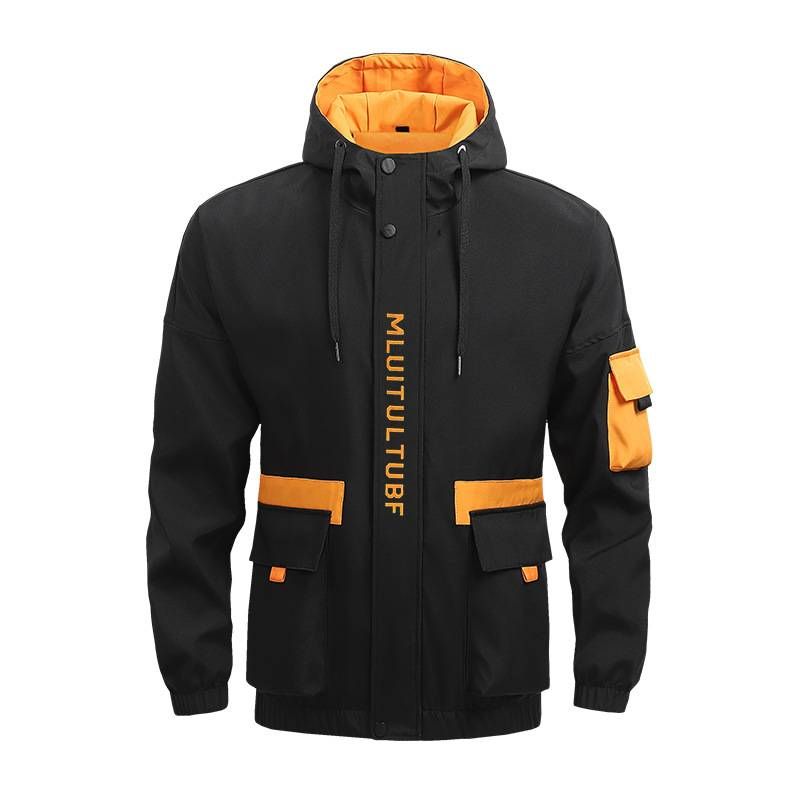 New Men's Oversized, Trendy, Casual And Loose Functional Workwear For Spring And Autumn Baseball Jackets_viptrois.com