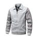 New Autumn And Winter Casual Patchwork Ethnic Style Long-sleeved Men's Jacket, Fashionable Men's Slim-fit Jacket_viptrois.com