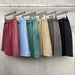 Men's Clothing Pique Cotton Wax-Dye Shorts – Vintage Washed, Relaxed Fit, Side Slit Design, Breathable Casual Basics (S-XXL, 71% Cotton, No Stretch)_viptrois.com