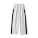 Men's Clothing Straight Leg Loose Fit High Street Style Comfortable Cotton Trousers For Spring Summer (Black, Light Gray, Beige, Navy Blue)_viptrois.com