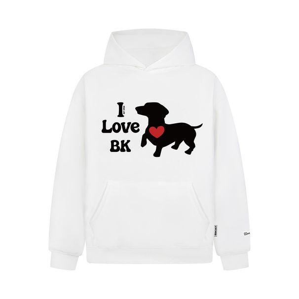 American High Street Cartoon Puppy Print Hoodie Unisex Autumn Winter Vibe Trend Loose Fit Sweatshirt_viptrois.com