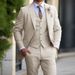 Men's Clothing Business Casual Men's Three Piece Suit Groom Suit Men Wedding Banquet Large Size_viptrois.com