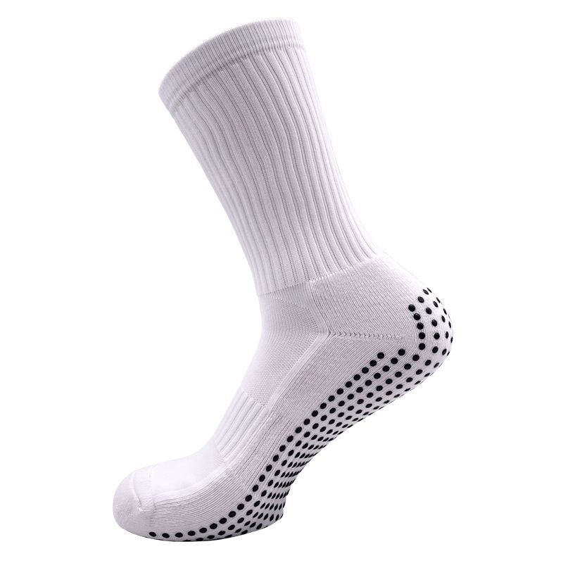 Shoe Accessories Football Socks Full Palm Glue Dot Shock Absorption Training Socks Towel Bottom Sweat Absorption Breathable Mid Tube Sports Socks_viptrois.com