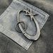 Dual-Star Ellipse Keychain With Free Ring - Sci-Fi Minimalist EDC Organizer (Black/Gunmetal Electroplated)_viptrois.com