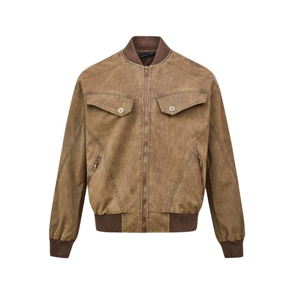 American Retro Old Design Tooling Jacket Men's Spring And Autumn New Loose Cleanfit Trendy Coat Top_viptrois.com