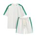 Summer Sports Set Couple Matching Men's And Women's Short Sleeve Two-Piece Set Breathable Trendy Clothing With Printable Logo_viptrois.com