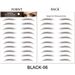 Waterproof Eyebrow Stickers Tattoo Stickers Lazy Eyebrow Drawing Simulation Eyebrow Tattoo 6D Eyebrow Stickers_viptrois.com