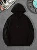 Men's Autumn And Winter Casual Fashion Loose Hooded Sweatshirt, Mountain Moon Star Print Warm Long Sleeved Pullover_viptrois.com