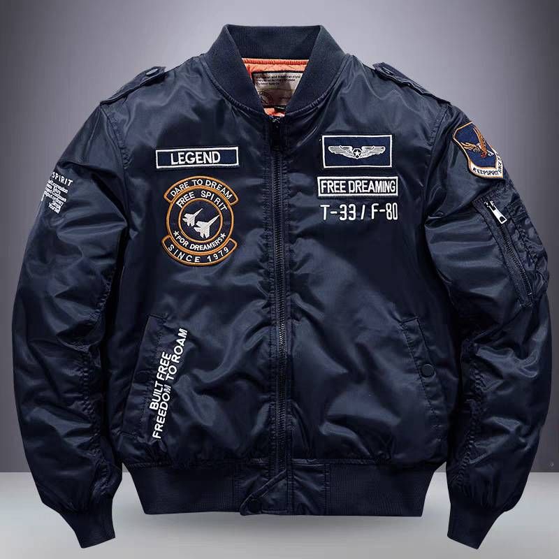Men's Balance Embroidered Puffer Jacket - Minimalist Streetwear Coat With Geometric Design, Lightweight Winter Outerwear_viptrois.com