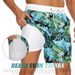 Summer New Style Men's Short Pants, Fashionable Beach Pants For Vacation, Men's Large Size, Four-cornered, Made Of Milk Silk With Lining Inside_viptrois.com