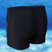 Banfi men's boxer swimming trunks/men's swimwear/fashion printed pattern four-corner hot spring nylon swimming trunks_viptrois.com