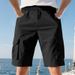 Men's Clothing Men's Summer Loose Fit Cargo Shorts With Multi Pockets Squat Sports Casual Five-Point Pants For Formal & Casual_viptrois.com