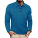 Nordmann Cross-Border Long Sleeve Pocket Turn-Down Collar Autumn Winter Foreign Trade European And American Outdoor Casual Polo_viptrois.com