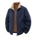 Men's Autumn And Winter Jacket Thickened Casual Loose Large Size Jacket_viptrois.com