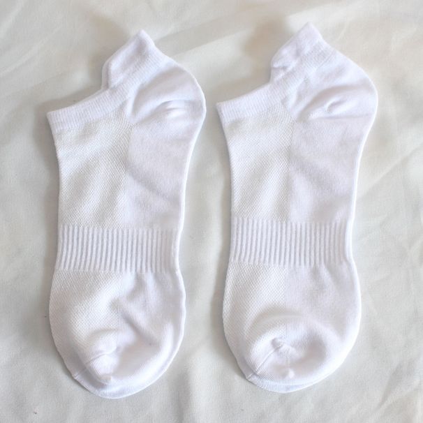 Men's socks large size sports socks lifting ear mesh boat Socks spot wholesale student running socks solid color socks men_viptrois.com