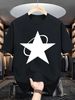 Men's Fashion Short-sleeved T-shirts Summer Slim-fit Pure Cotton Printed T-shirts Trendy Casual Versatile Tops_viptrois.com