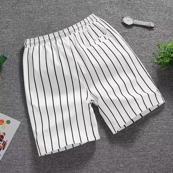 Trendy Loose-fitting Color-blocked Shorts, Casual Pants For Spring And Autumn, Fashionable Brand, Popular Among Young People, New_viptrois.com