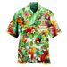 Men's Plus Size Short Sleeved Shirts 3D Digital Printing Hawaiian Style Source_viptrois.com