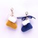 Bag Charm Christmas Boots Keychain Cute Bow Bag Pendant Cartoon Plush Car Key Chain Ring Gift Accessories_viptrois.com