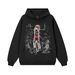 Pure 3 Seconds Kill Flyer Cross-Border American Retro Hoodie Heavyweight Solid Color Men's Crew Neck Sweatshirt Autumn Winter_viptrois.com