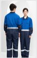 Reflective Work Coverall For Men – Breathable Polyester Mechanic Jumpsuit (S-3XL) – High-Visibility Shipyard & Construction Wear_viptrois.com