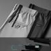 Men's Clothing Thin Ice Silk Trousers Loose Straight New Quick Drying Air Conditioning Sports Men's Casual Pants_viptrois.com