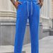 Men's Casual Drawstring Pants – Lightweight, Breathable & Stylish With Minimalist Embroidery (Black/Grey/Blue/Khaki, S-XXL)_viptrois.com