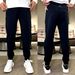 Autumn Men's Sports Casual Slim Fit Patchwork Skinny Pants Fleece Lined Fashion Versatile_viptrois.com