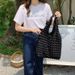 Women's Handle Bags Folding Bubble Bag Girl Shoulder Carrying Lunch Bag Tide Large Capacity Clouds Underarm Tote Bag_viptrois.com