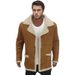 Loom 2022 Independent Station Autumn Winter Bestseller Shearling One-Piece Thickened Coat Leather Velvet Men's_viptrois.com