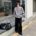 Pure 2024 Gray Autumn Winter New Round Neck Cardigan Solid Color Loose Casual Lazy Style Sweater Jacket Men's Top_viptrois.com