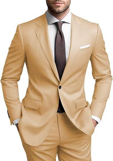 Men's Clothing Casual Suits Men's Ball Banquet Wedding Dress Formal Business Suit Two Piece Suit_viptrois.com