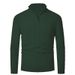 Loom Cross-Border Autumn Winter Stand Collar Half-Zip Knit European American Casual Men's Trendy Base Layer Sweater_viptrois.com