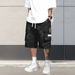 Men's Summer Capri Shorts Loose Fit Multi Pocket Sports Casual Cargo Pants Drawstring Waist Stylish Versatile_viptrois.com