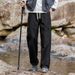 Waterproof Men's Cargo Spring Autumn 2024 New Outdoor Straight Leg Loose Fit Versatile Casual Long Pants_viptrois.com