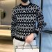 Autumn And Winter Crew Neck Sweater Men's Casual Loose Korean Version Trend Warm Middle Neck Bottoming Sweater Knitted Sweater_viptrois.com