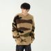 Loom 2024 Autumn Winter High-End Sweater Men Loose European American Casual Knitwear Couple Trendy Round Neck Boys Teens_viptrois.com
