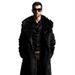 Men's Clothing Men's Fur Coat Long Suit Fur Jacket Fashionable Warm Fur Fur Windbreaker Spot_viptrois.com